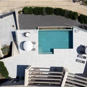 3 bedroom villa with pool & sea view, near Acharavi, sleeps 6